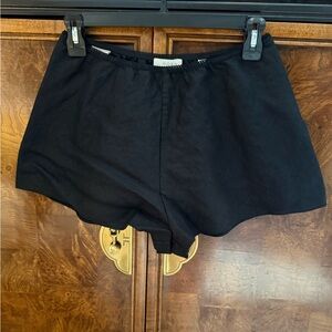 NWOT Doen Black Linen Shorts Size Small